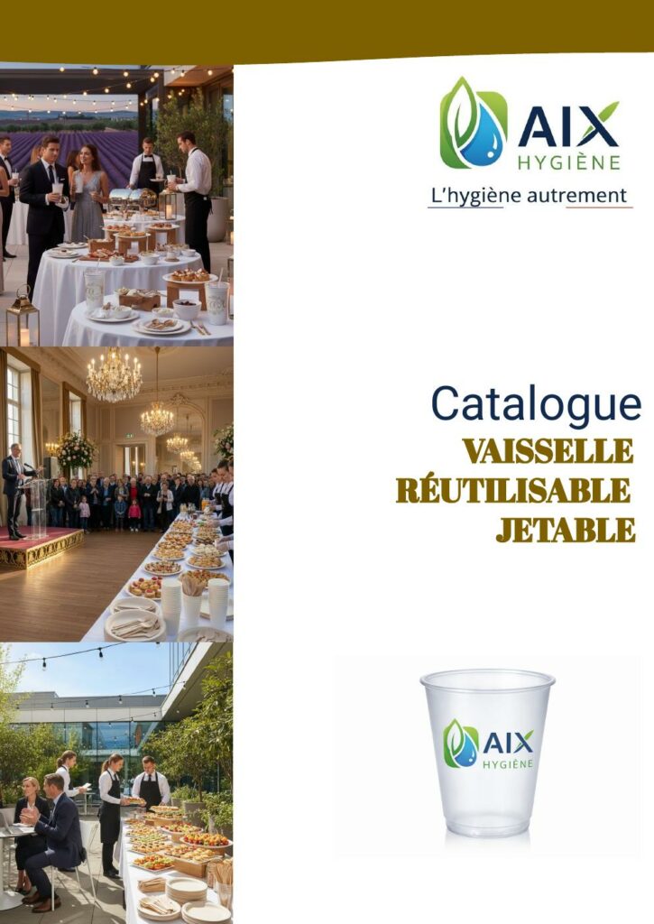 Catalogue vaisselle jetable Aix Hygiene